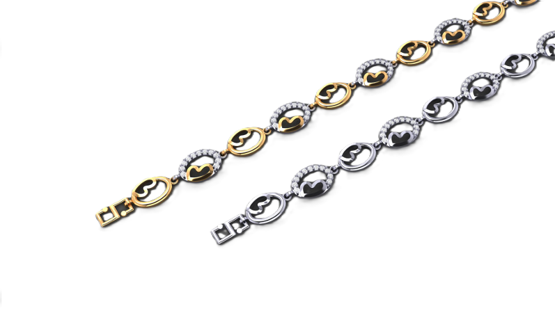 Infinite Love Link Diamond Anklet