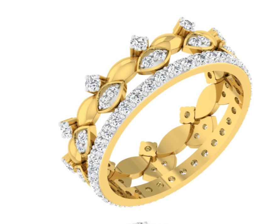 Marquise Vine Diamond Bangle