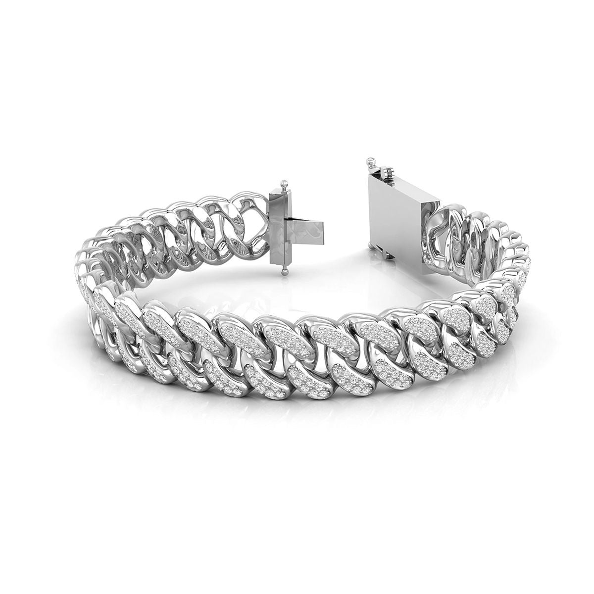 Pave Cuban Link Bracelet