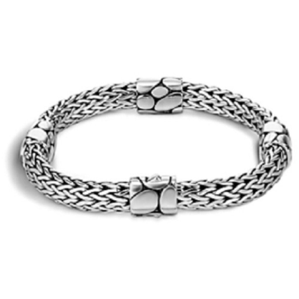 Engraved Box-Link Bracelet