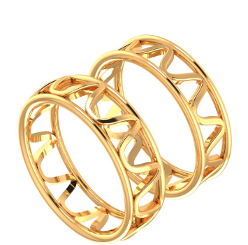 Infinity Wave Toe Rings