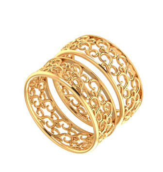 Heritage Lace Filigree Toe Rings