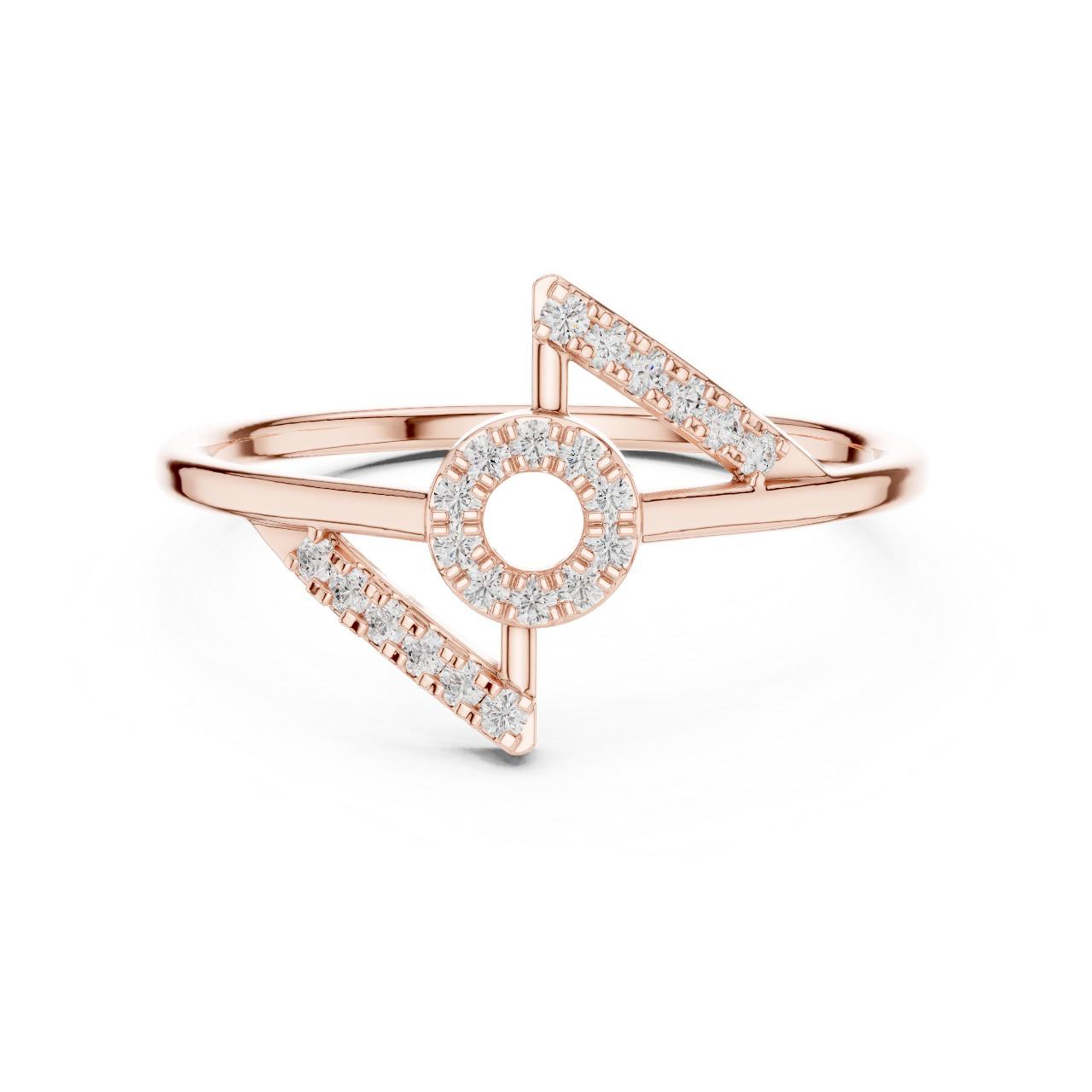 Geo Orbit Diamond Ring