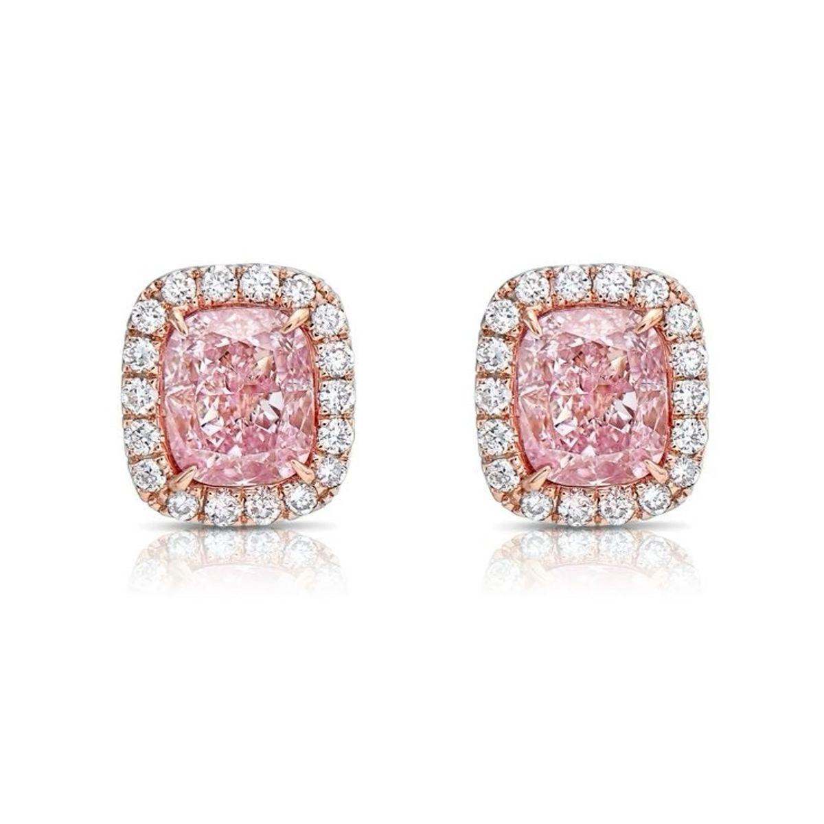 Pink Radiance Halo Studs