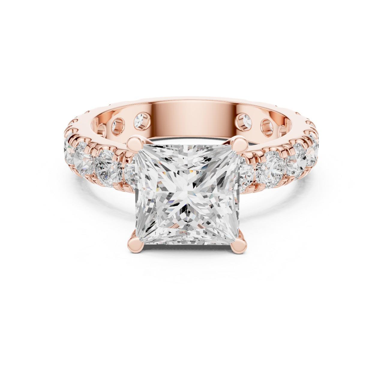 Princess Eternity Crown Ring