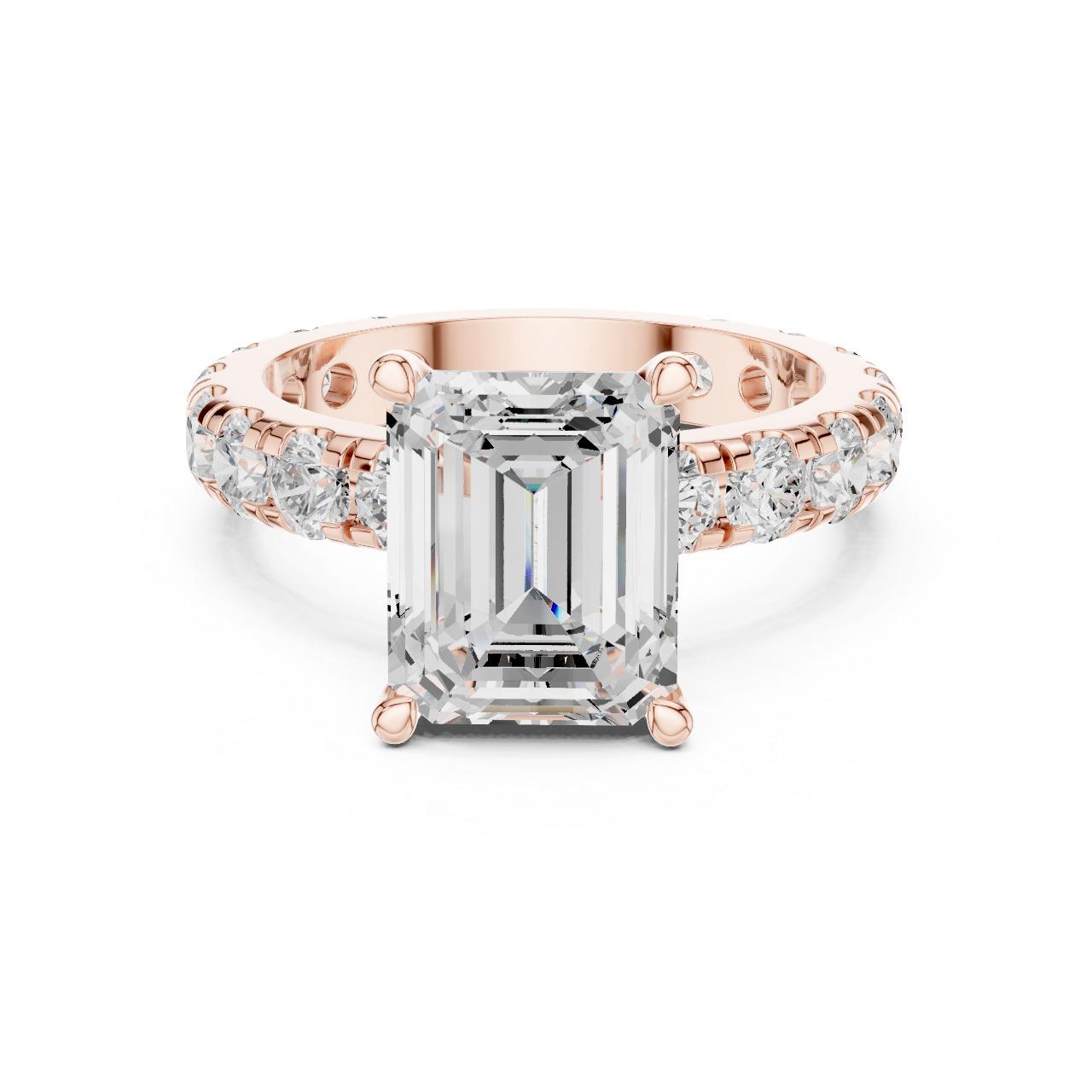 Emerald Splendor Eternity Ring