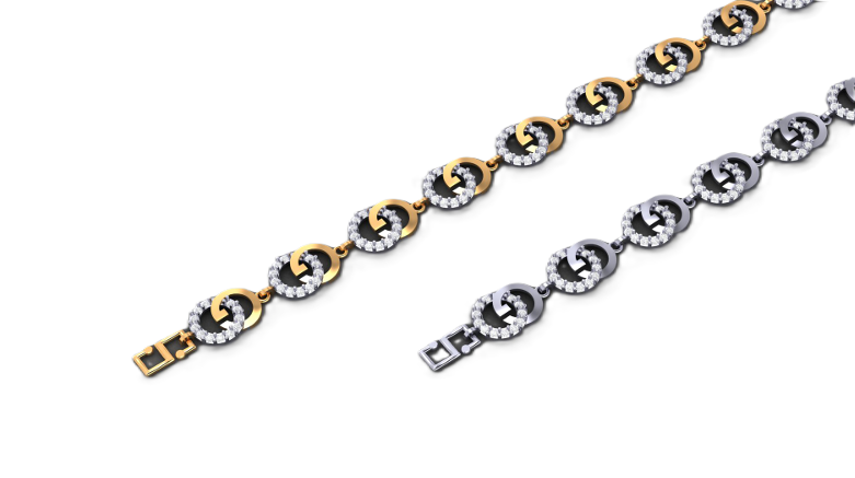 Signature Twist Diamond Anklet