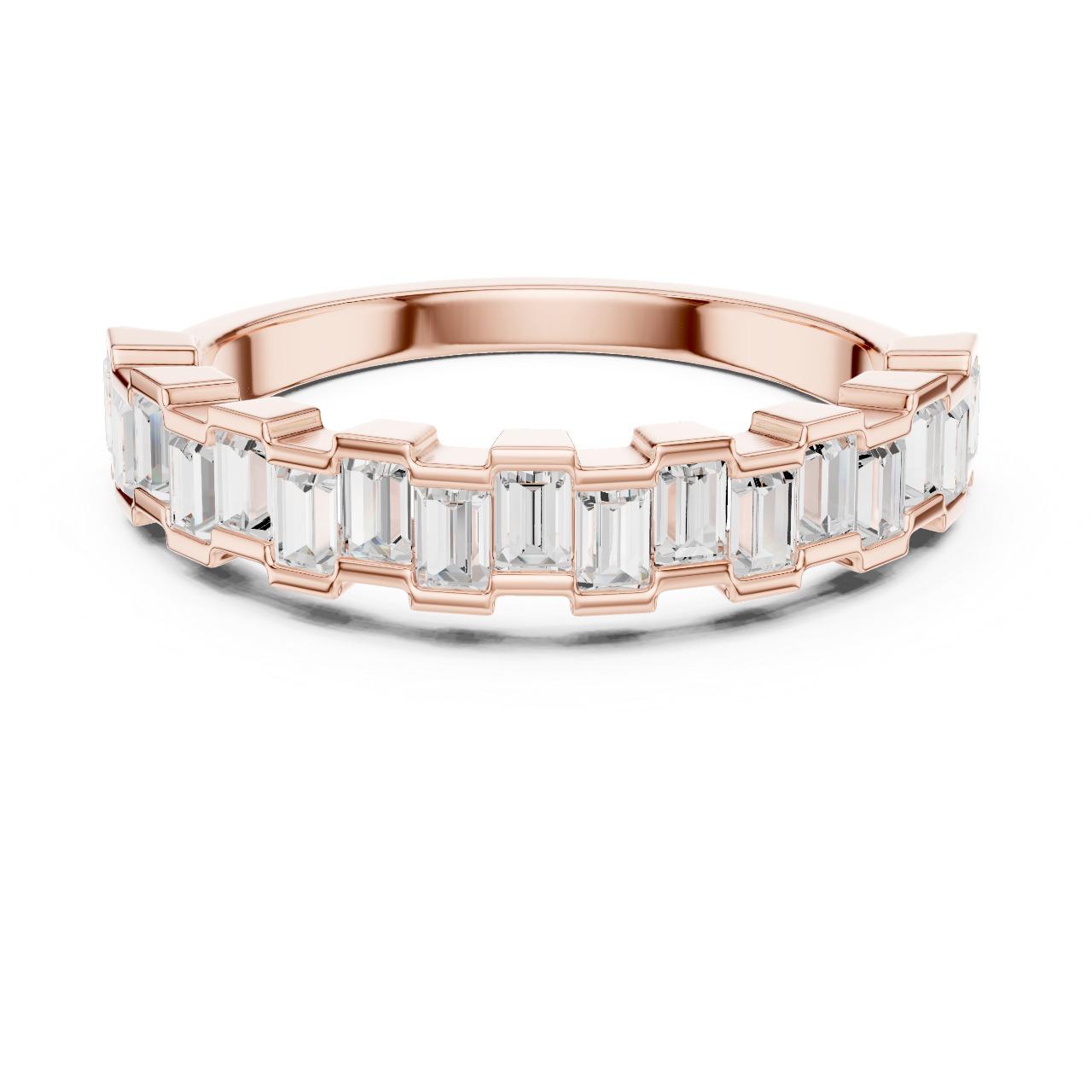Emerald-Cut Eternity Band