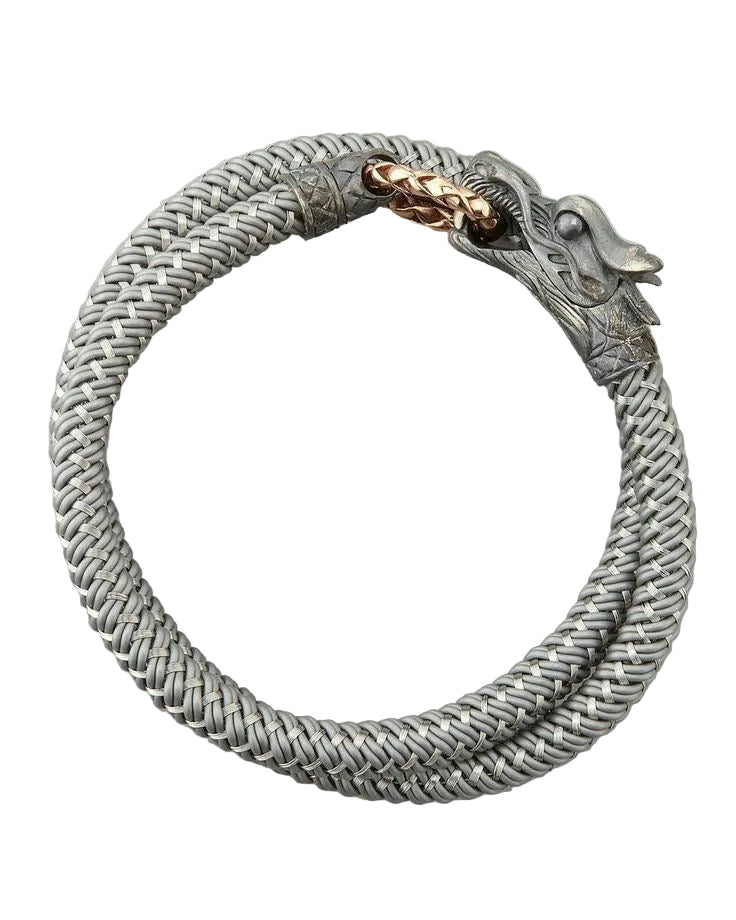 Dragon Clasp Woven Bracelet