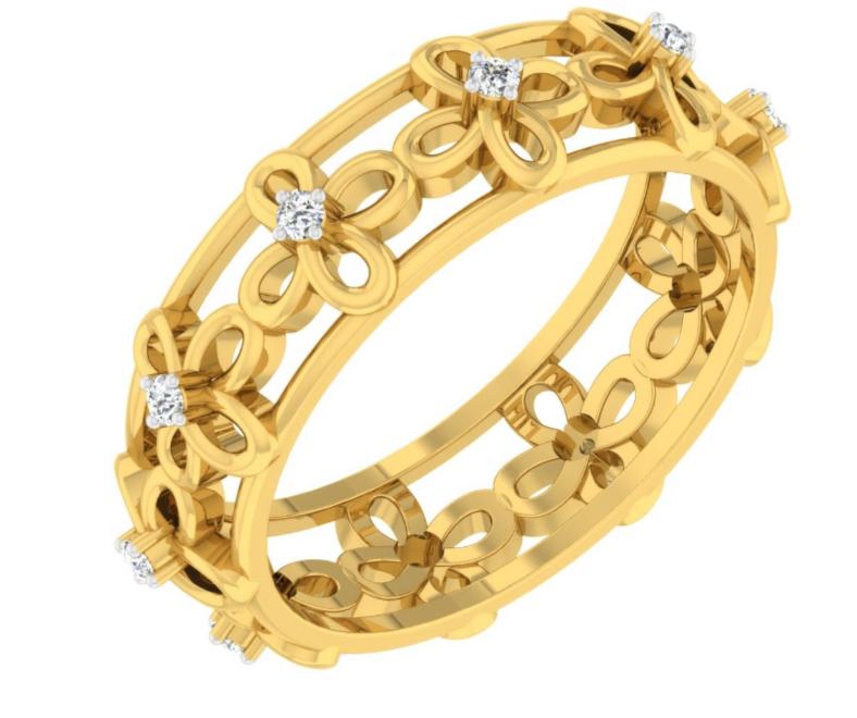 Leaf Twist Stone Bangle