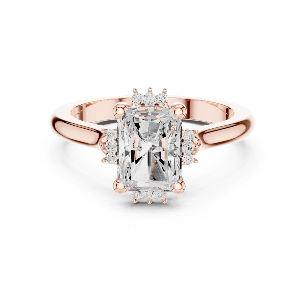 Radiant Blossom Accent Ring