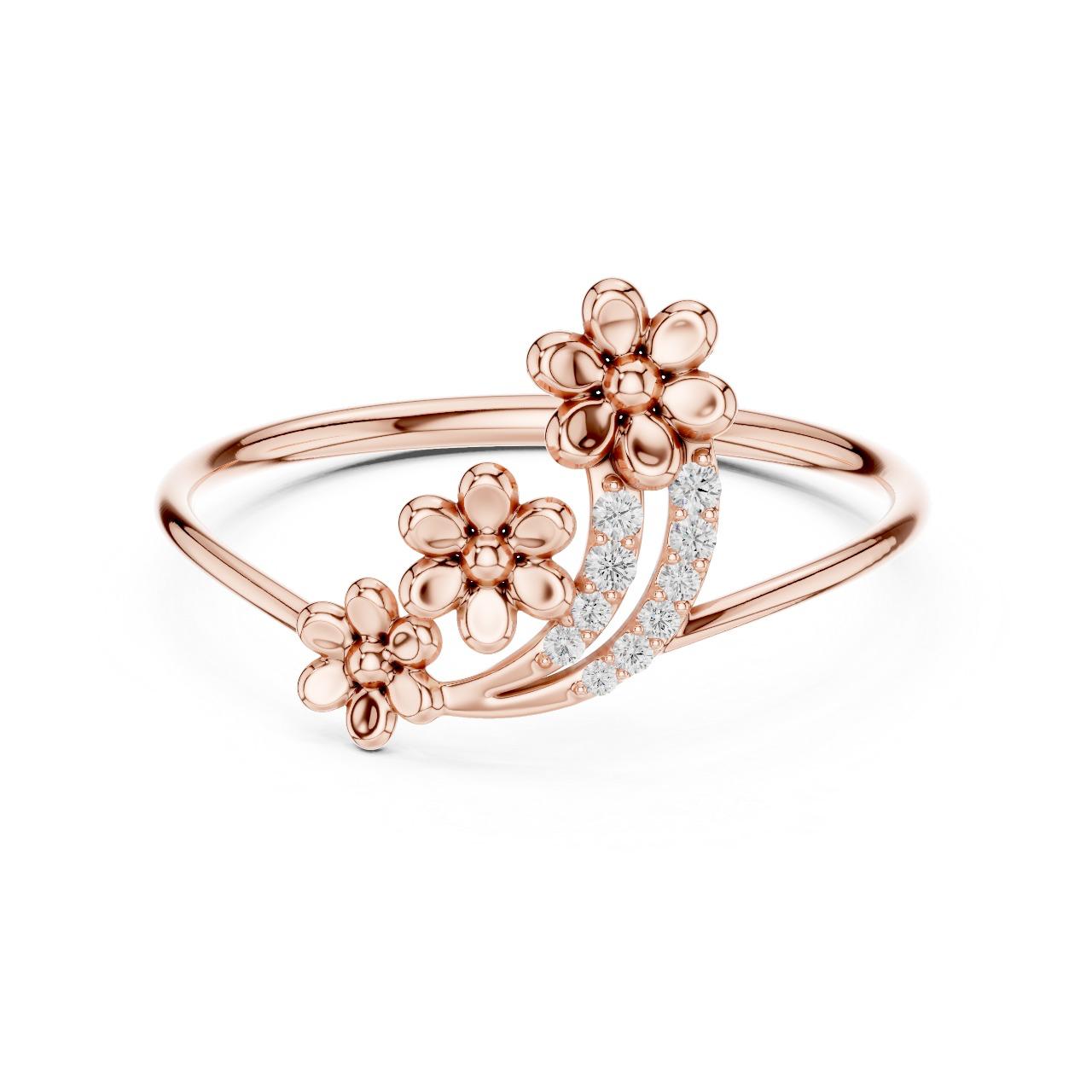Blooming Trio Garden Ring
