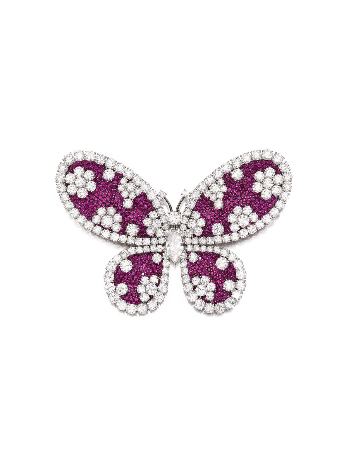 Rosette Flutter Diamond Butterfly