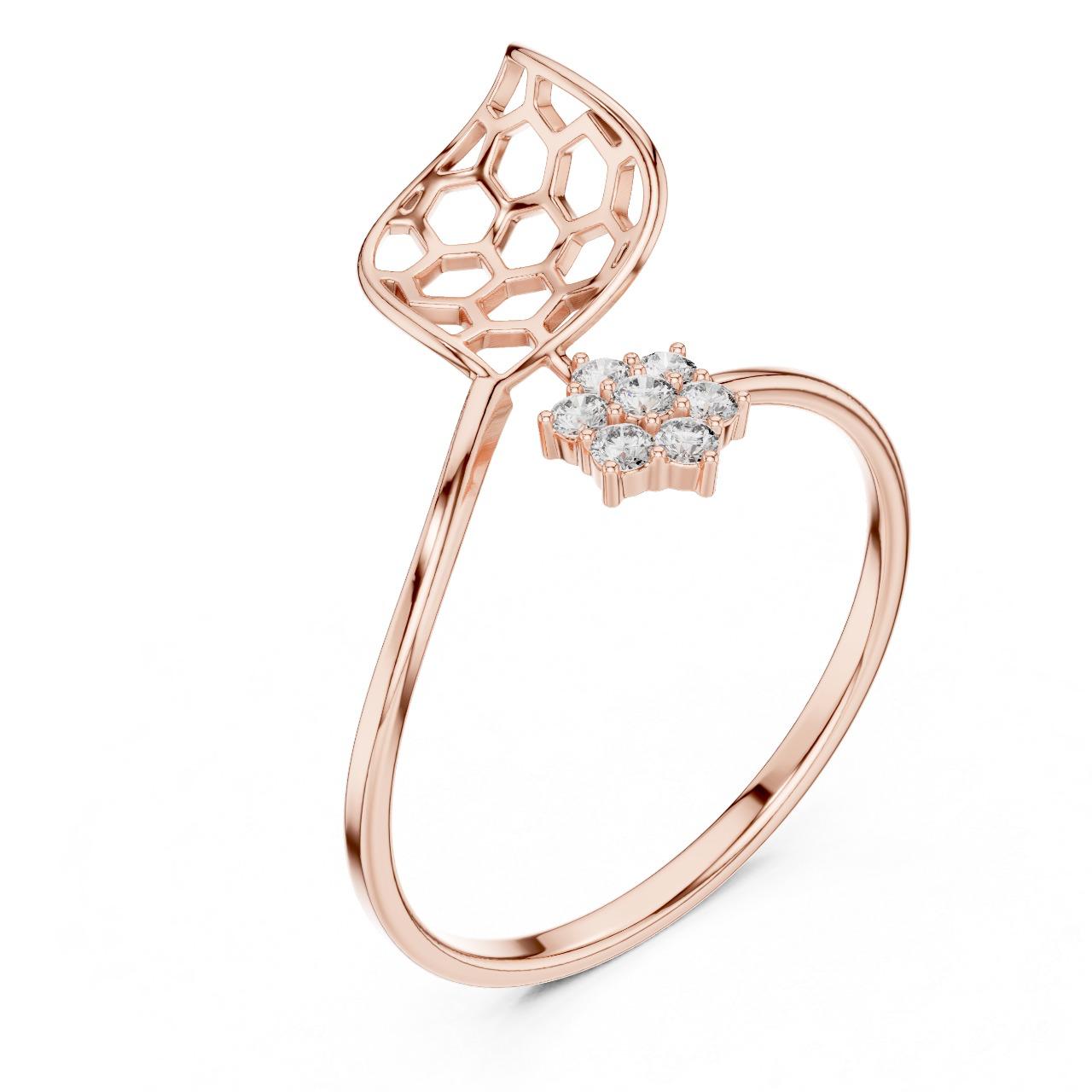 Honeycomb Bloom Ring