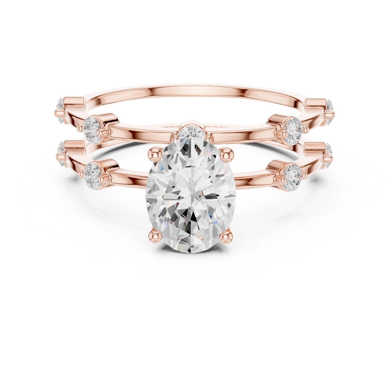 Celestial Orbit Triple-Band Ring