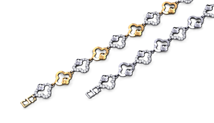 Clover Grace Diamond Anklet