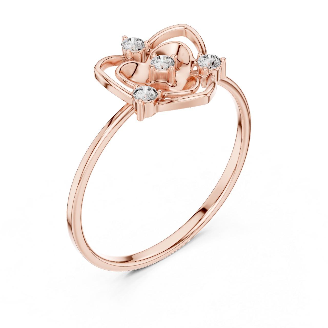 Floral Crown Cluster Ring