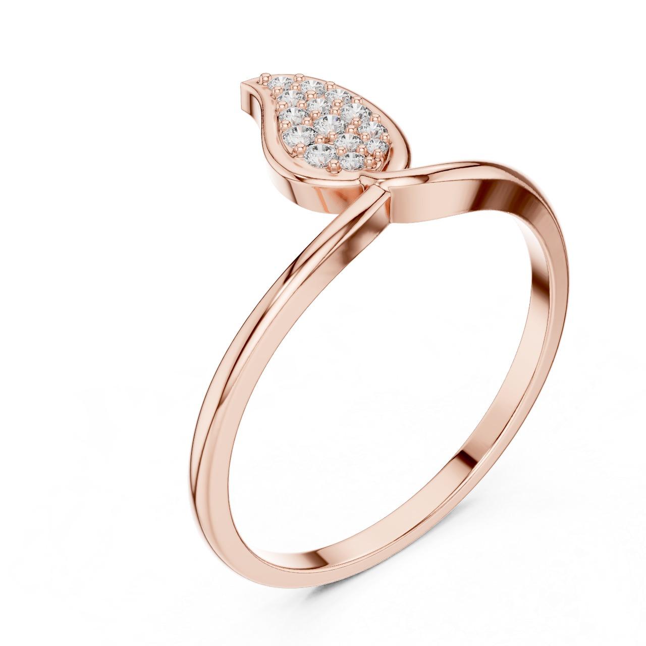 Teardrop Sparkle Ring