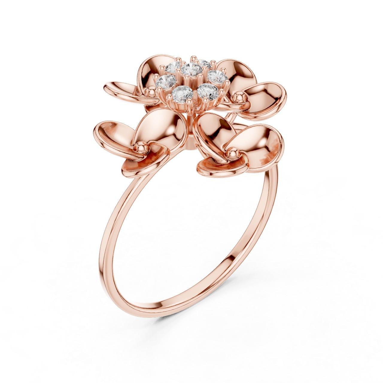 Petal Crown Blossom Ring