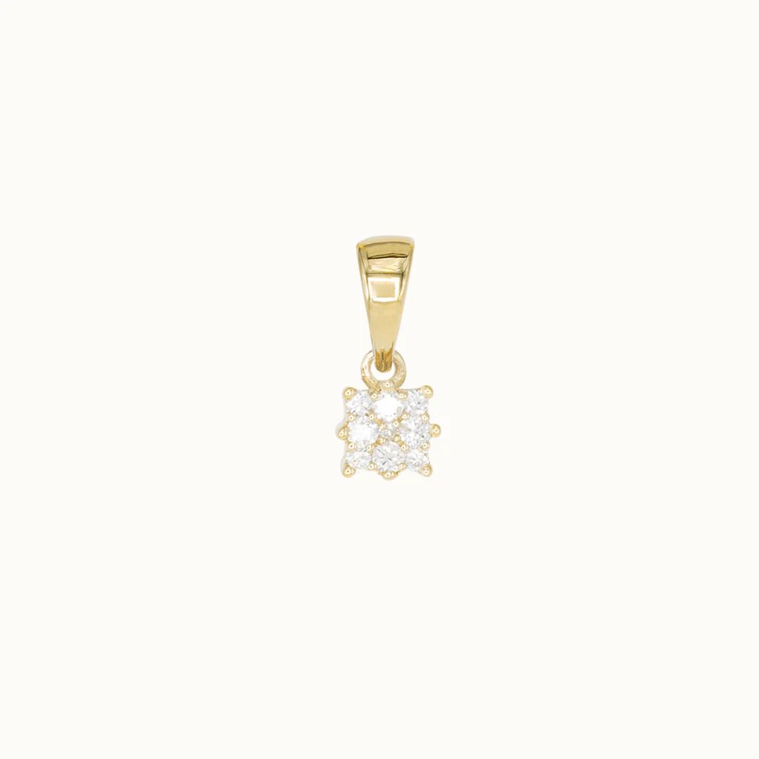 Cluster Diamond Mini Pendant