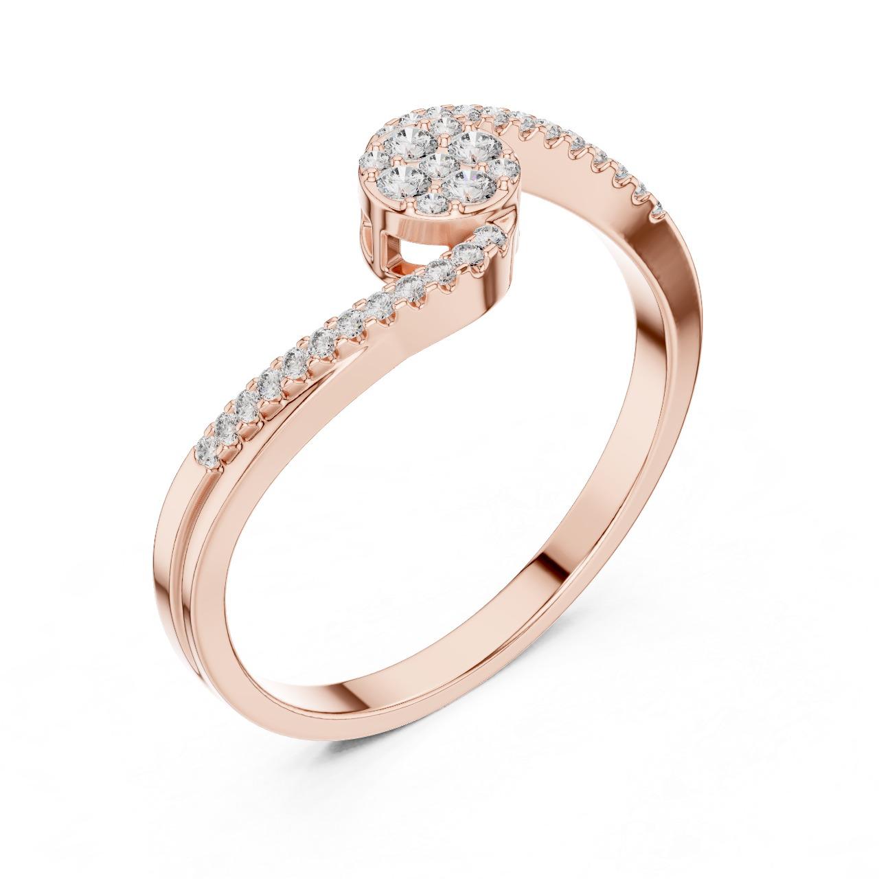 Blossom Halo Diamond Ring