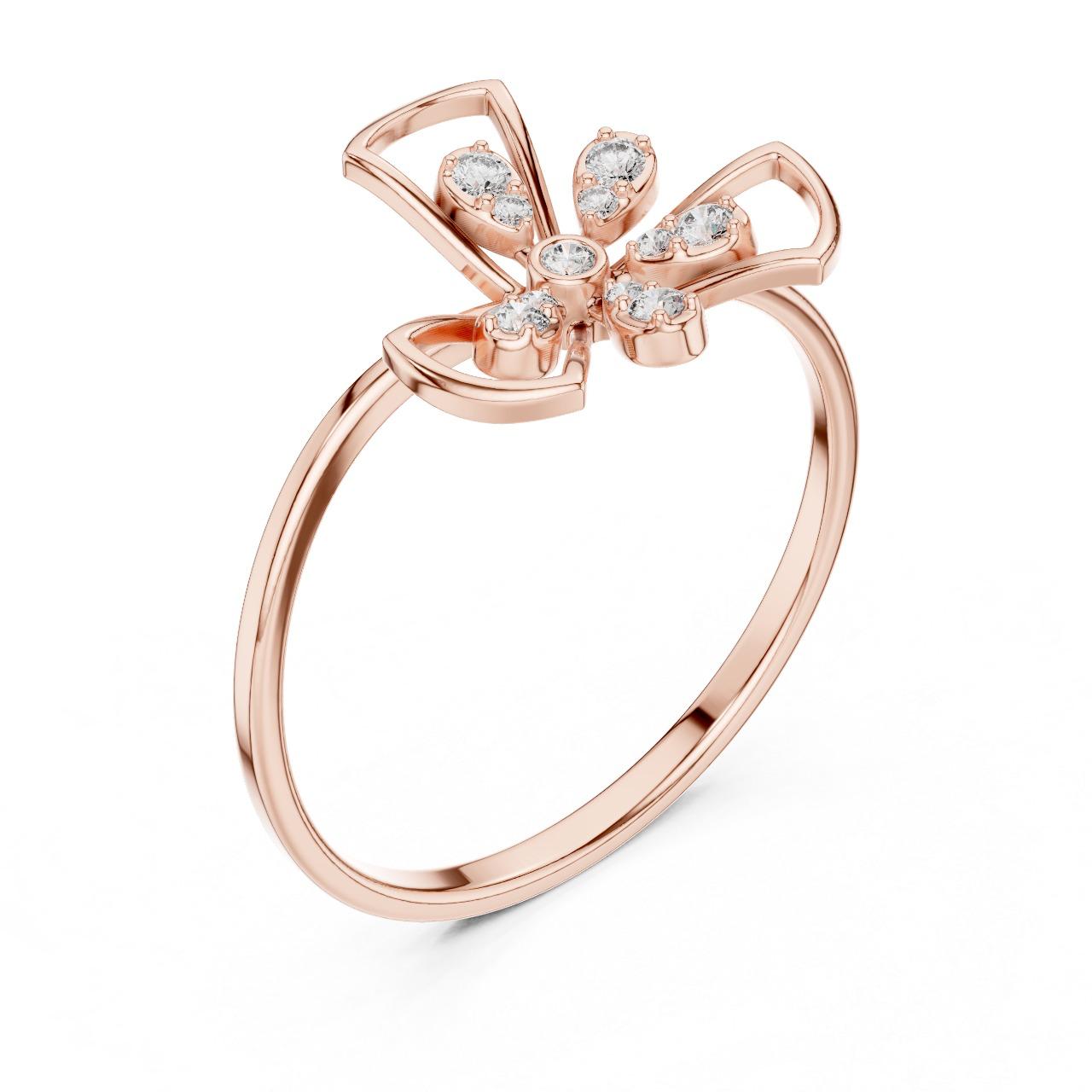 Radiant Ribbon Diamond Ring