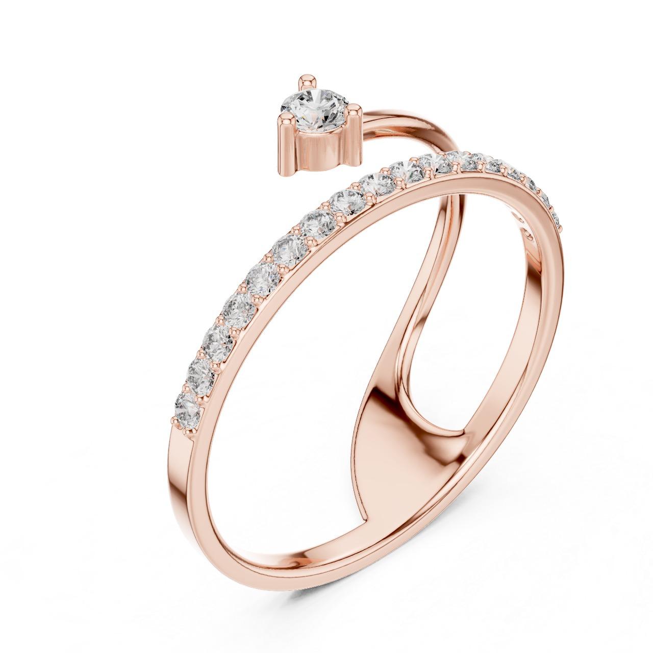 Circle Grace Pavé Ring