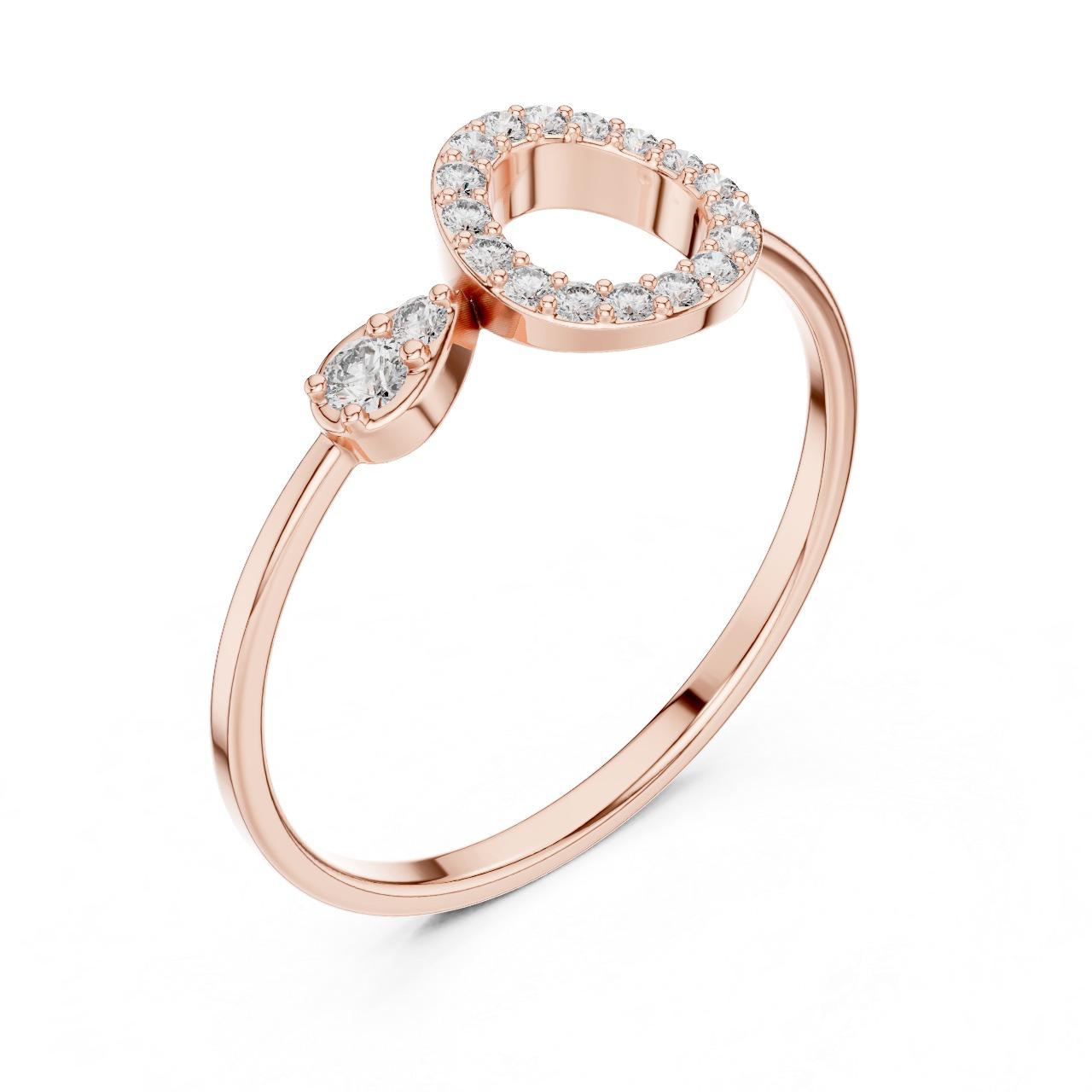 Open Sparkle Duo Ring