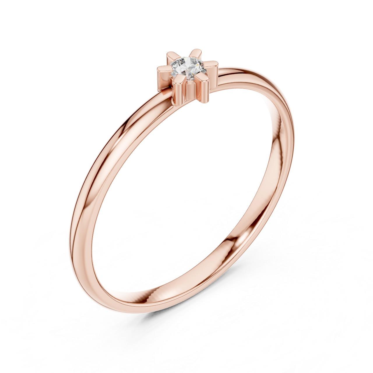 Star Spark Diamond Ring