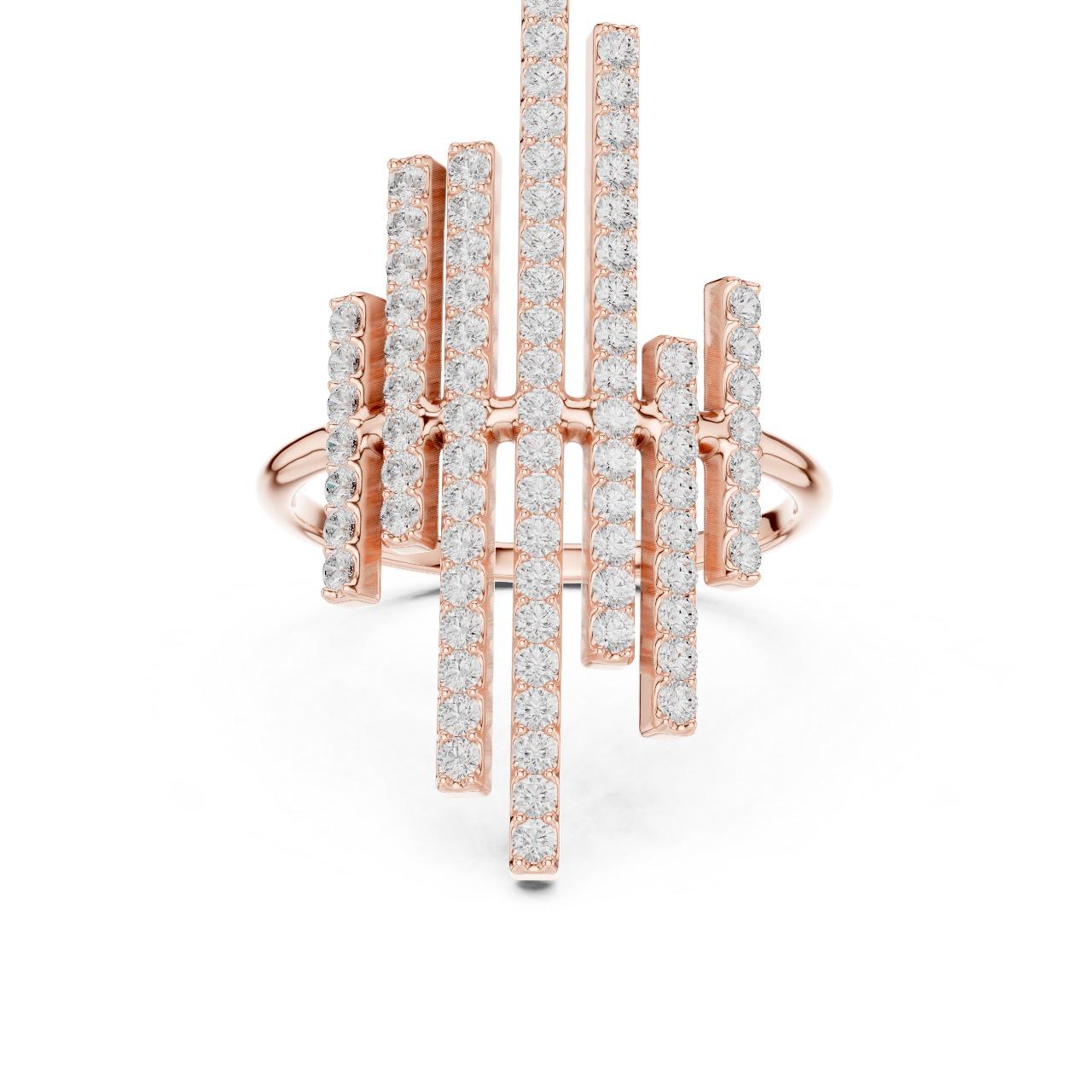 Skyline Vertical Bar Ring