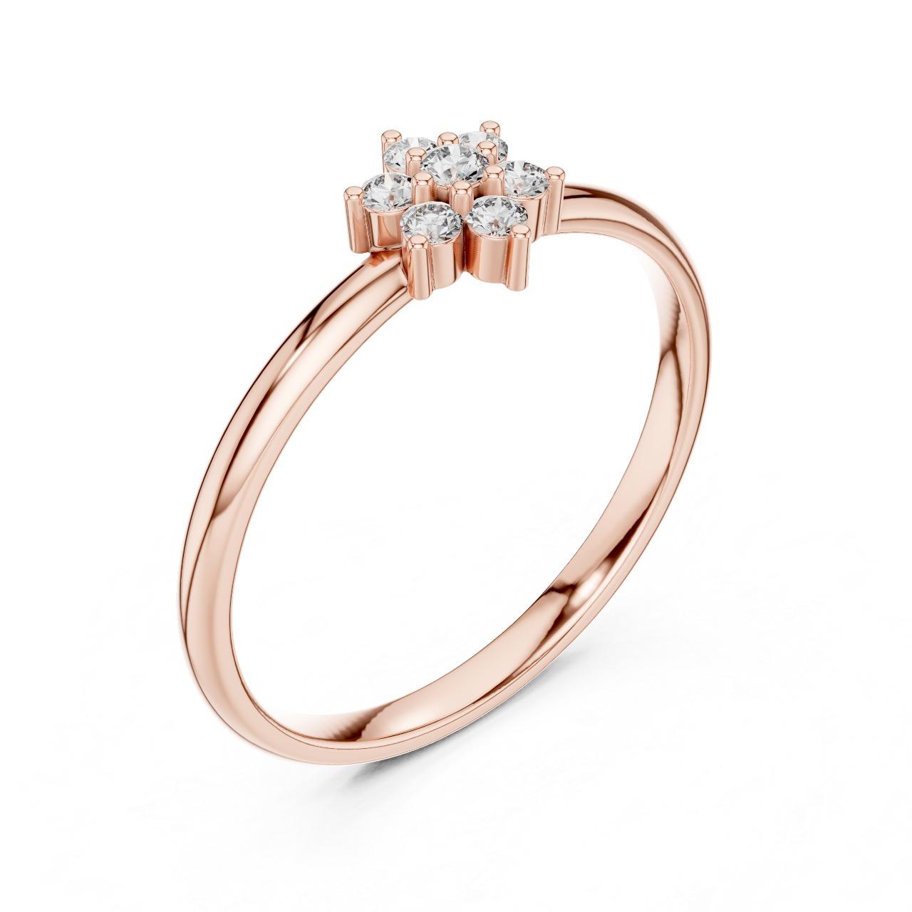 Petite Blossom Cluster Ring