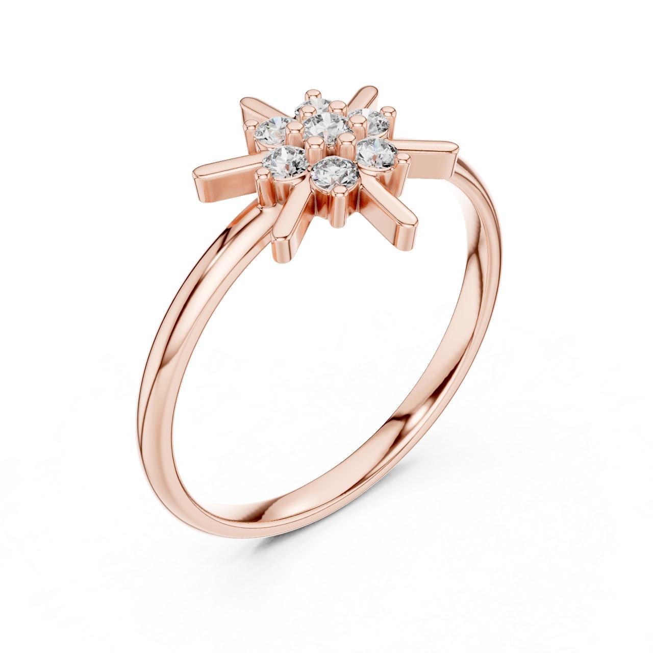 Radiant Rays Diamond Ring