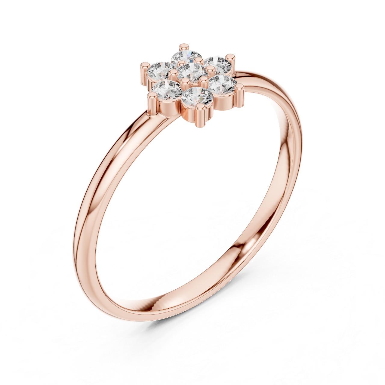 Mini Floral Spark Ring