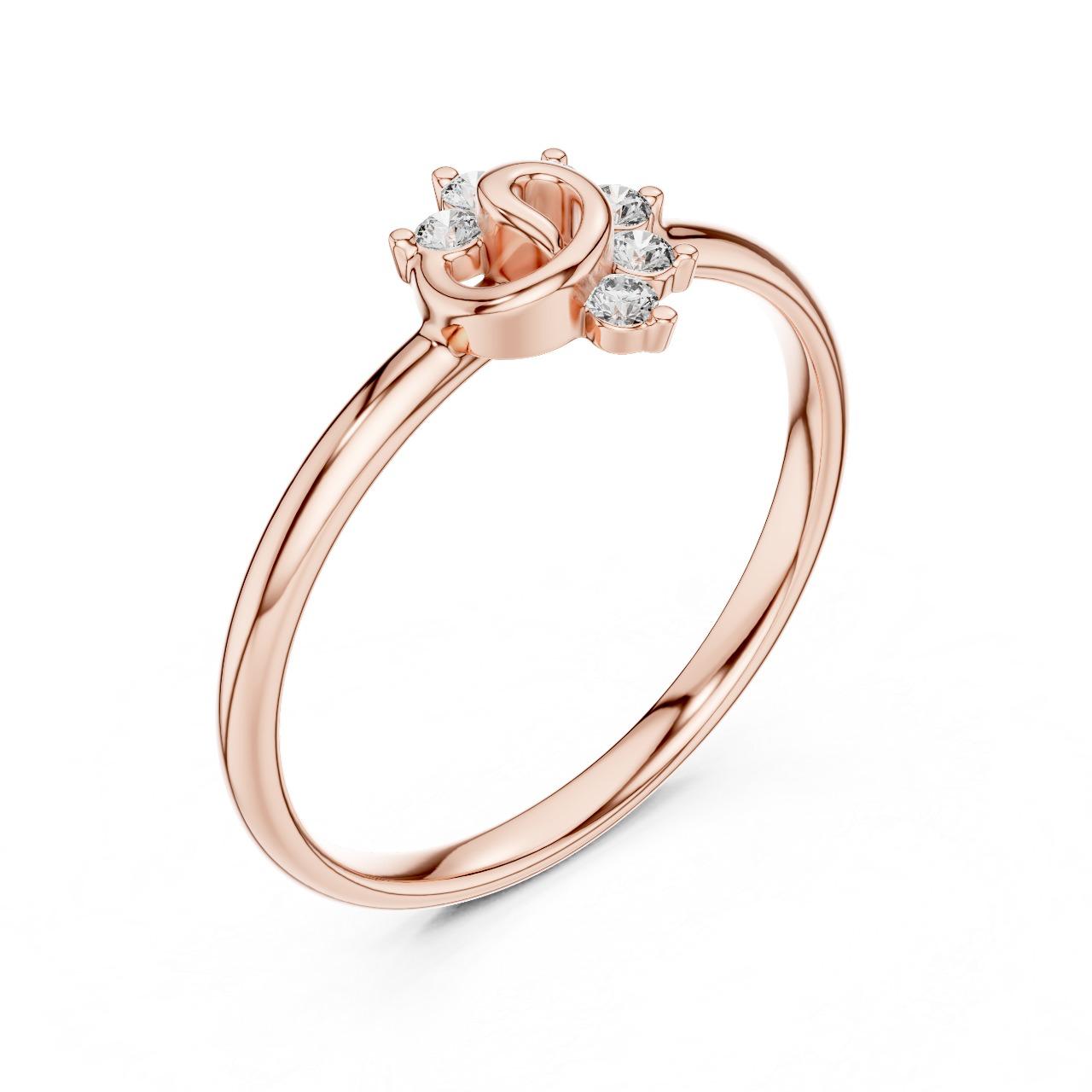 Loop Petal Diamond Ring