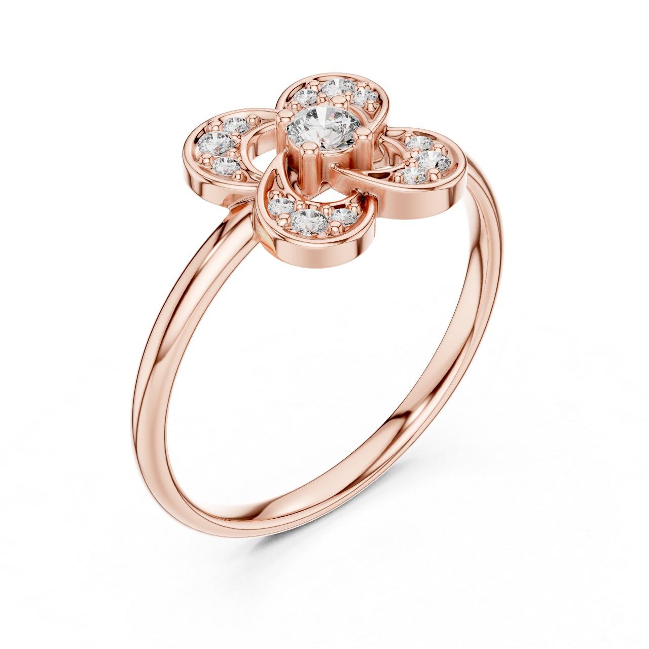 Clover Shine Ring