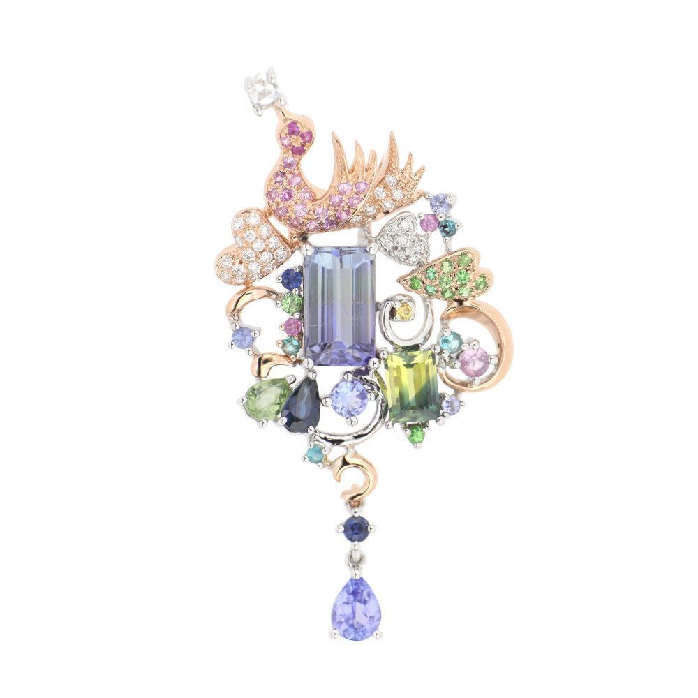 Enchanted Garden Gemstone Phoenix