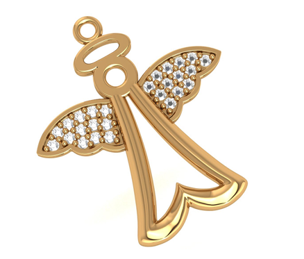 Guardian Angel Halo Charm