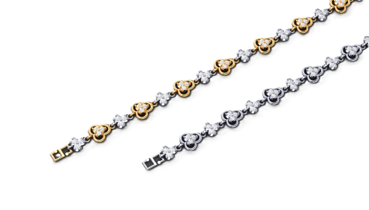 Marquise Spark Cluster Anklet