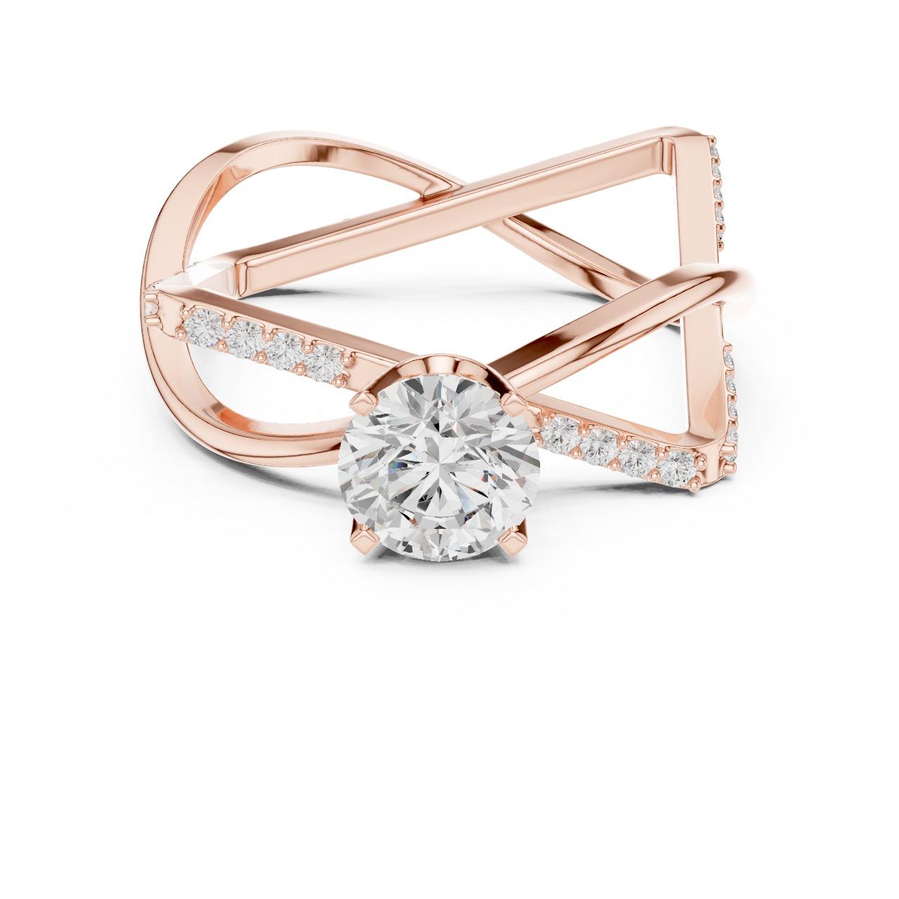 Celestial Orbit Solitaire Ring