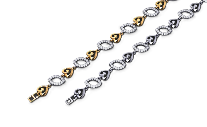 Royal Scroll Halo Anklet