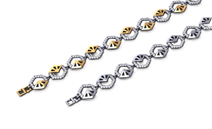 Signature Emblem Diamond Anklet