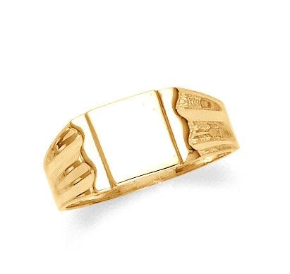 Classic Angular Signet Ring
