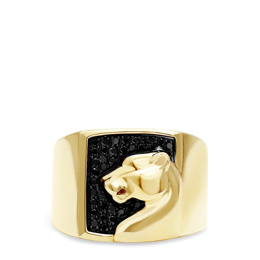 Black Panther Signet Ring