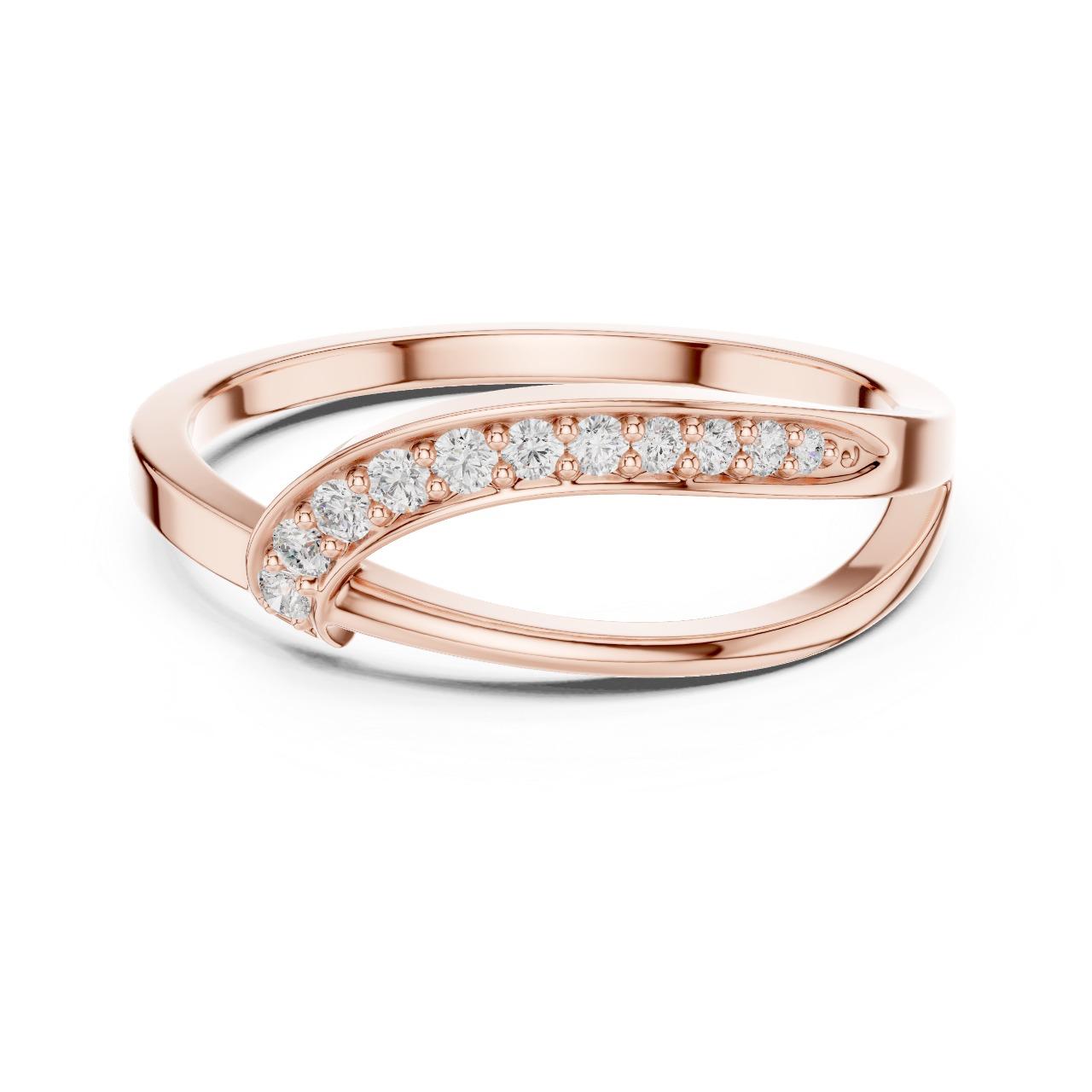 Dual Arc Diamond Band