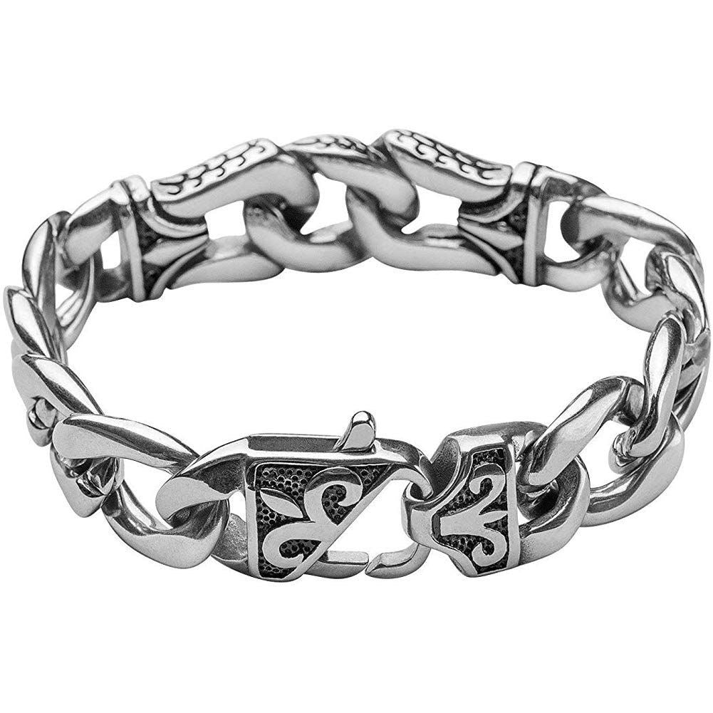 Patterned Chain Bracelet