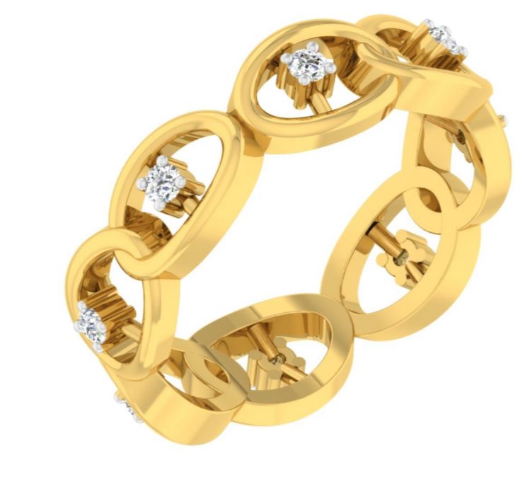 Teardrop Openwork Diamond Bangle