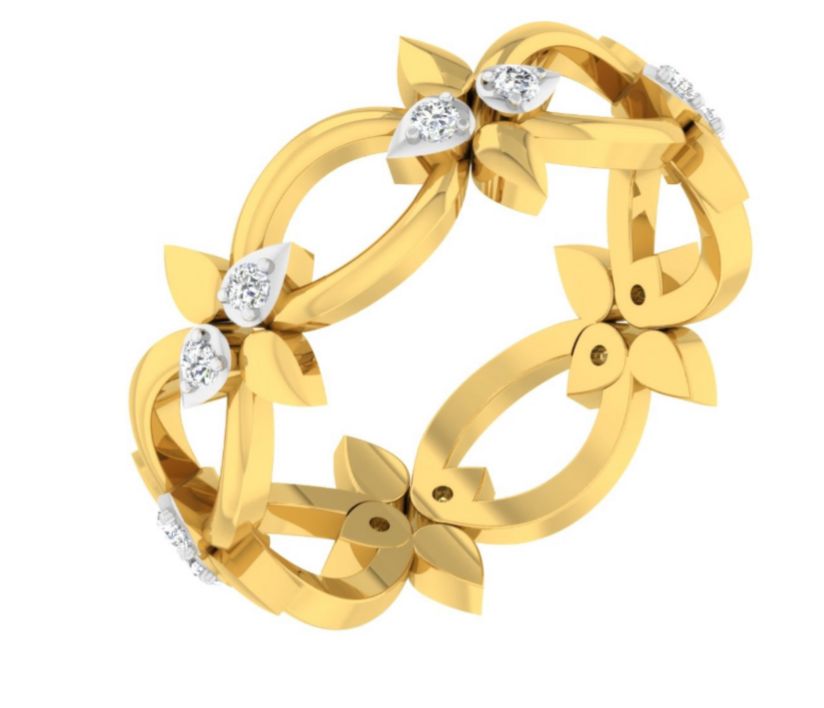 Floral Loop Petal Bangle