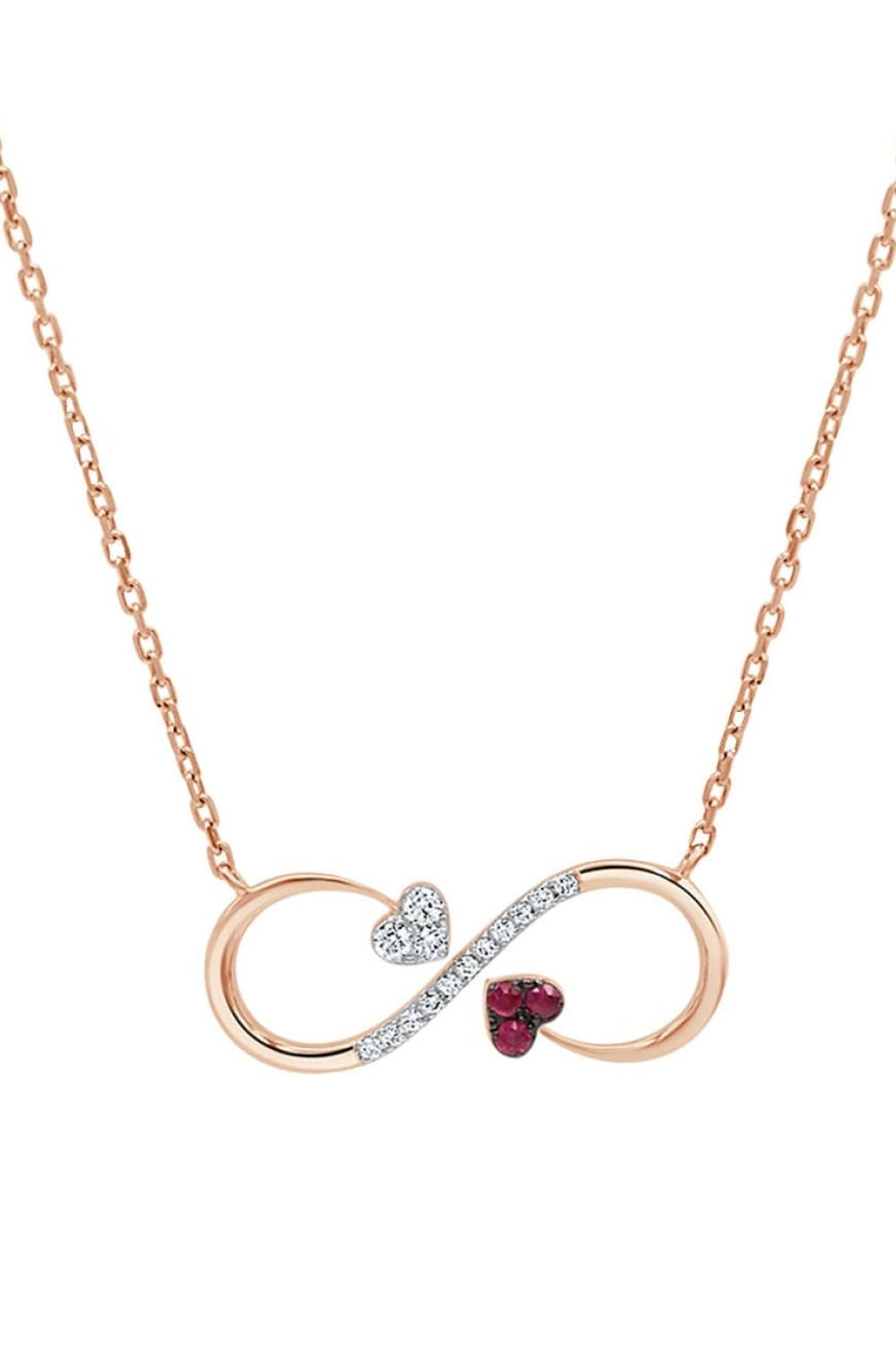 Infinity Hearts Romance Necklace