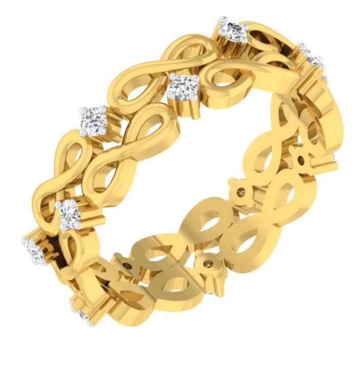 Infinity Diamond Bangle