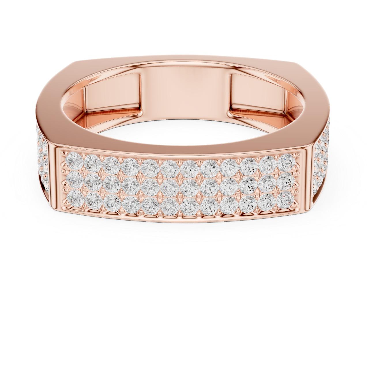 Square-Edge Pave Power Band